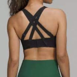lululemon athletica Black Strappy Sports Bra 36ddd